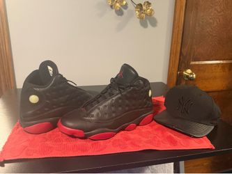 JORDAN 13 bred red black