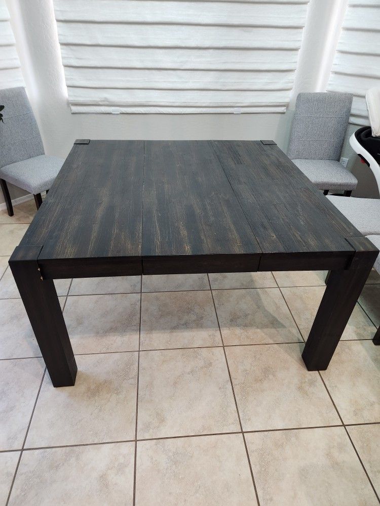 Summit Wire Brush Dining Table