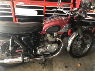 1964 Triumph Tiger 500cc T100 Motorcycle