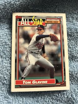 Topps All-Star Trading Card - Tom Glavine - Braves 1992