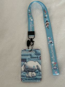 White Bunny Lanyard With Idbadge