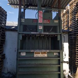 Cardboard Baler Machine
