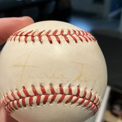 Willie Mays Signed Baseball 