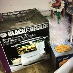 Everything 5$ Kitchen Home Appliance Bundle Rice Steamer Decor Dishes Cooking Book 