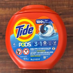 Tide Pods 3 In 1 Laundry Detergent: Original Scent 42 Count