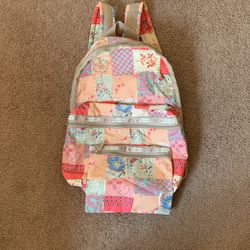 lesportsac backpack with matching pouch PRICE FIRM