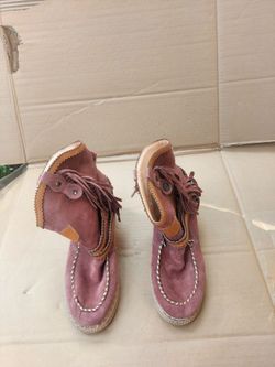 Women's Tassel Ankle Boots Booties Shoes Size 9