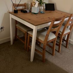 IKEA Table with chair