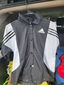 Adidas black and white Small