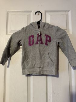Baby Gap Toddler Zip Up Gray Sweat Jacket. Size 3T