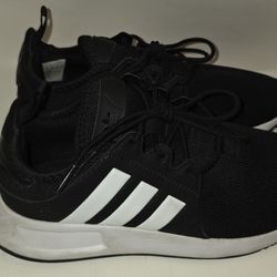Adidas Running Shoes Boys Size 4.5 Black/White 