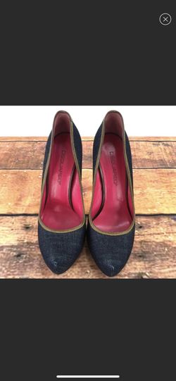 DASQUARED DENIM HEELS