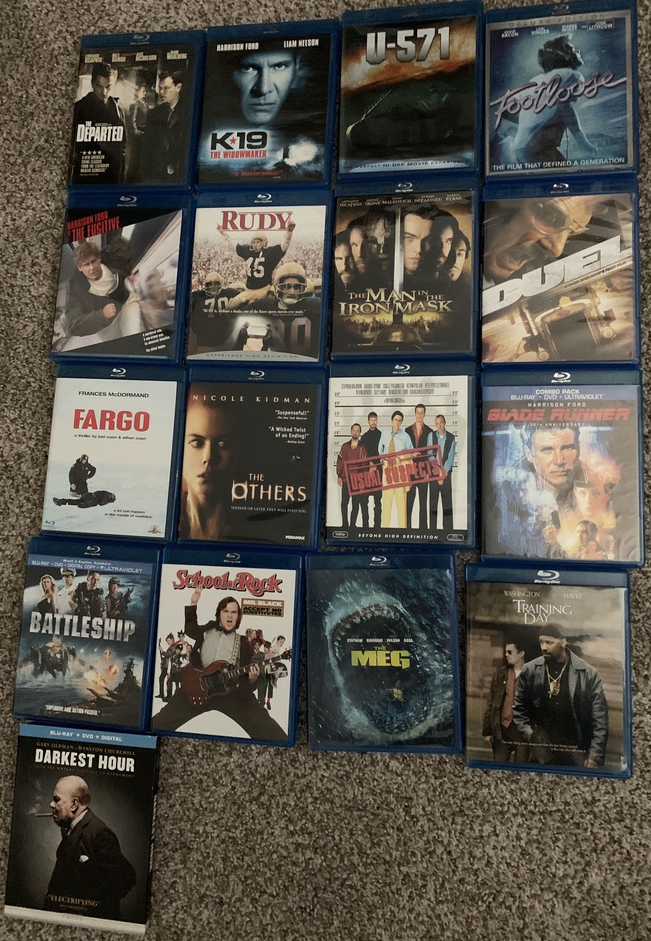 Blu-ray Collection (17 Movies Like New)