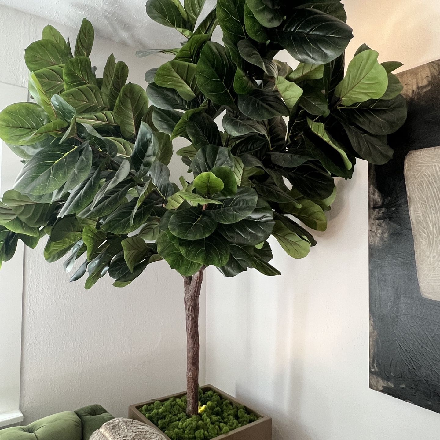 Incredible Faux Fiddle Leaf Tree - 10ft Tall