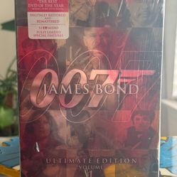 2006 James Bond 007 Ultimate Edition Vol 1-4 DVD Disc Set(10 disc per volume).