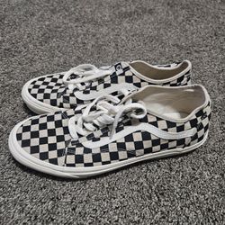 Vans Checkerboard Old Skool Sneakers – Black & White – Eco Edition Sz 11