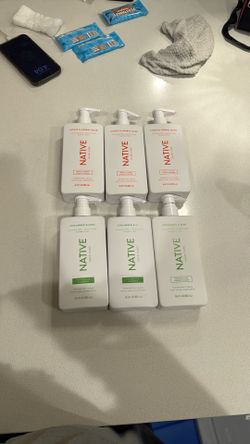 Native shampoo and conditioner for only $6 each.
