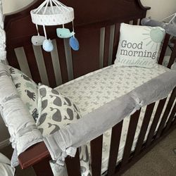 Cherrywood Baby Crib