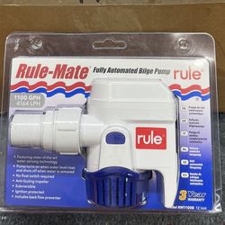 Rule Mate 1100 12 Volt Automatic Bilge Pump (NEW)