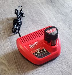 Milwaukee battery  + charger