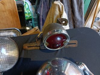 Vintage car stop lights