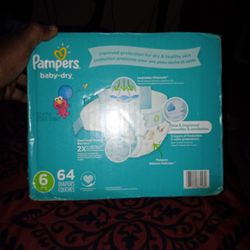 64 Pampers Baby Dry