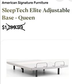 SleepTech Elite Adjustable Base