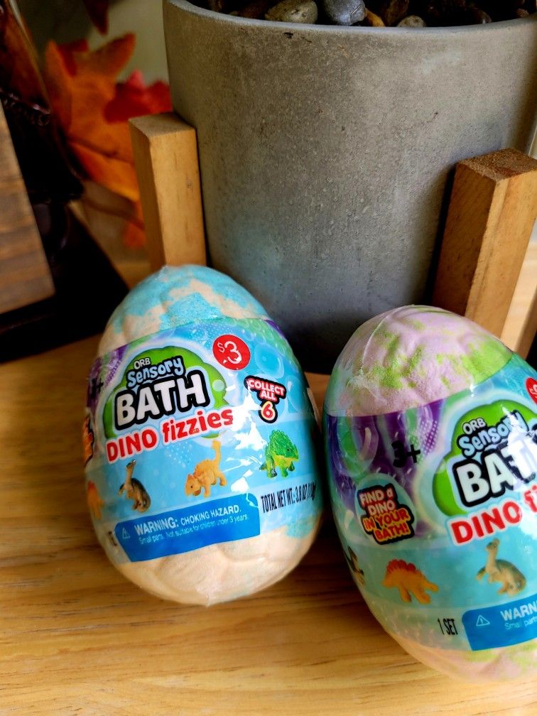 ORB SENSORY BATH DINO FIZZIES