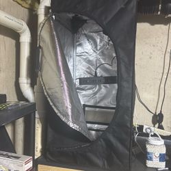 Grow Tent With Carbon Filter, Light And Fan