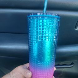 24 oz  2023 Tim Singleton Pride collection  Starbucks cold tumbler