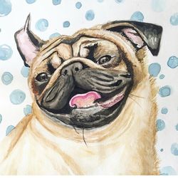 Custom Pet Portrait - great gift for the holidays