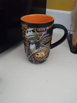 Disney Night Mare Before Christmas Jack Skellington Coffee Mug