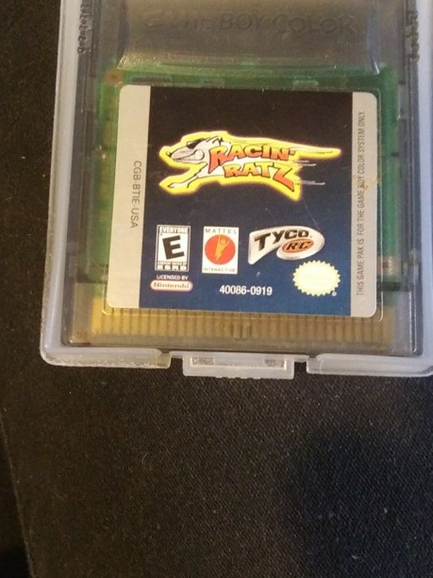 Gameboy Color Game Racing Ratz