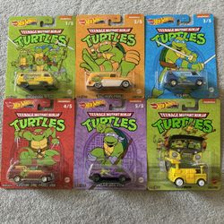 Ninja Turtles Hot Wheels Premium Set 