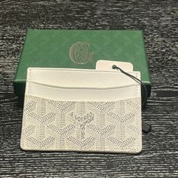 Goyard Card Holder White 