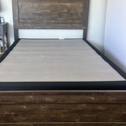 Full Bed Frame With Headboard 