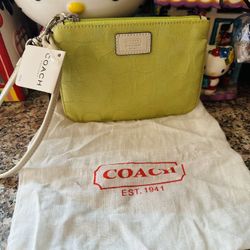 Coach wristlet 