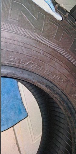 4 Used 265/70R17 115T Truck Tires/GMC/Caddy