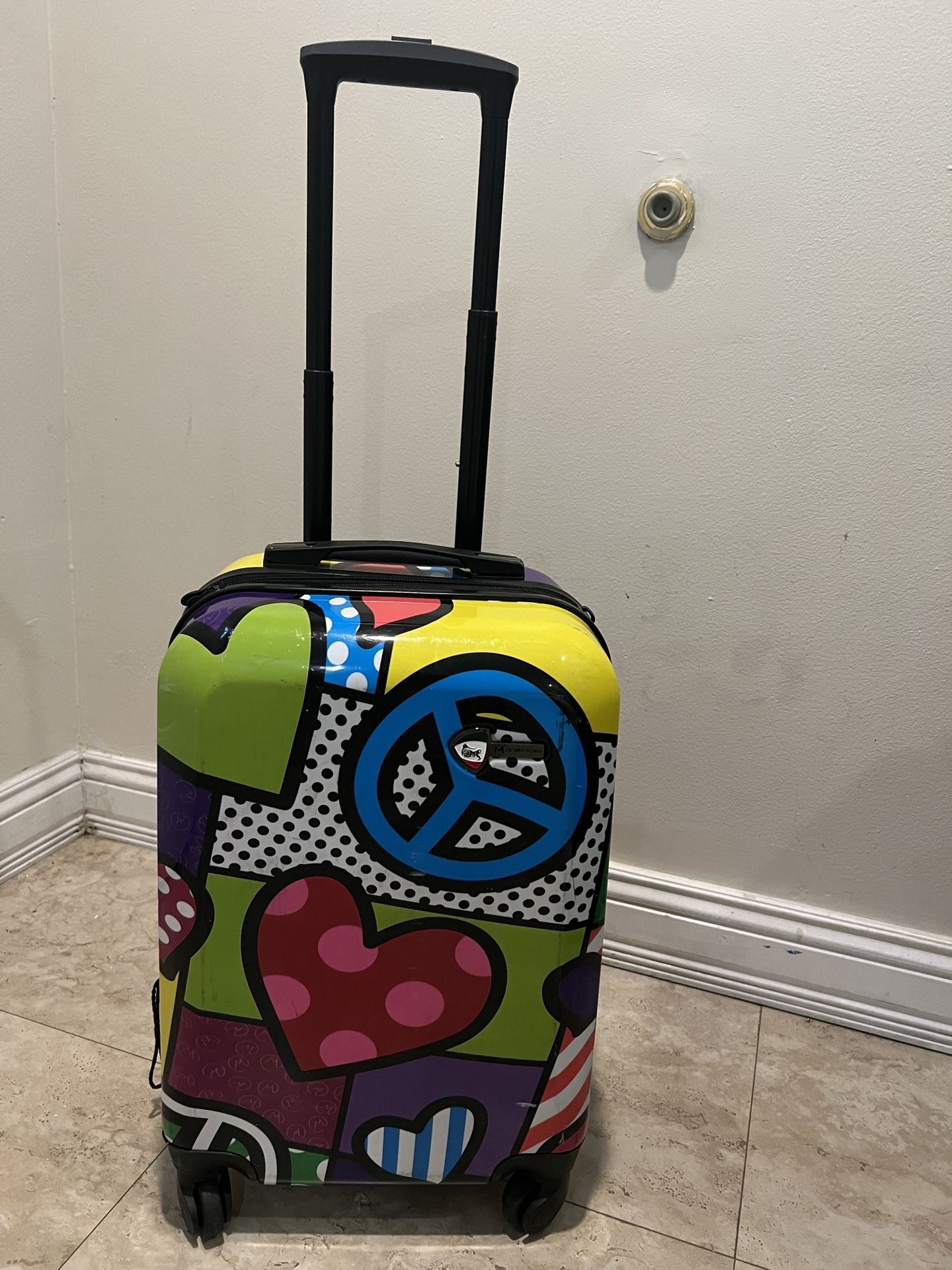 Peace/Love Suitcase