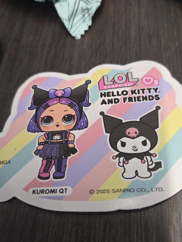 LOL Surprise! Hello Kitty And Friends Kuromi QT
