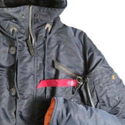 LIKE NEW Extremely Warm Winter Parka, Large, Slim Fit, US MILITARY Alpha Industries N3-B