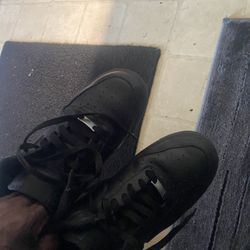Black Air Force 1s 