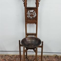 Antique Chinese Wash Stand & Basin
