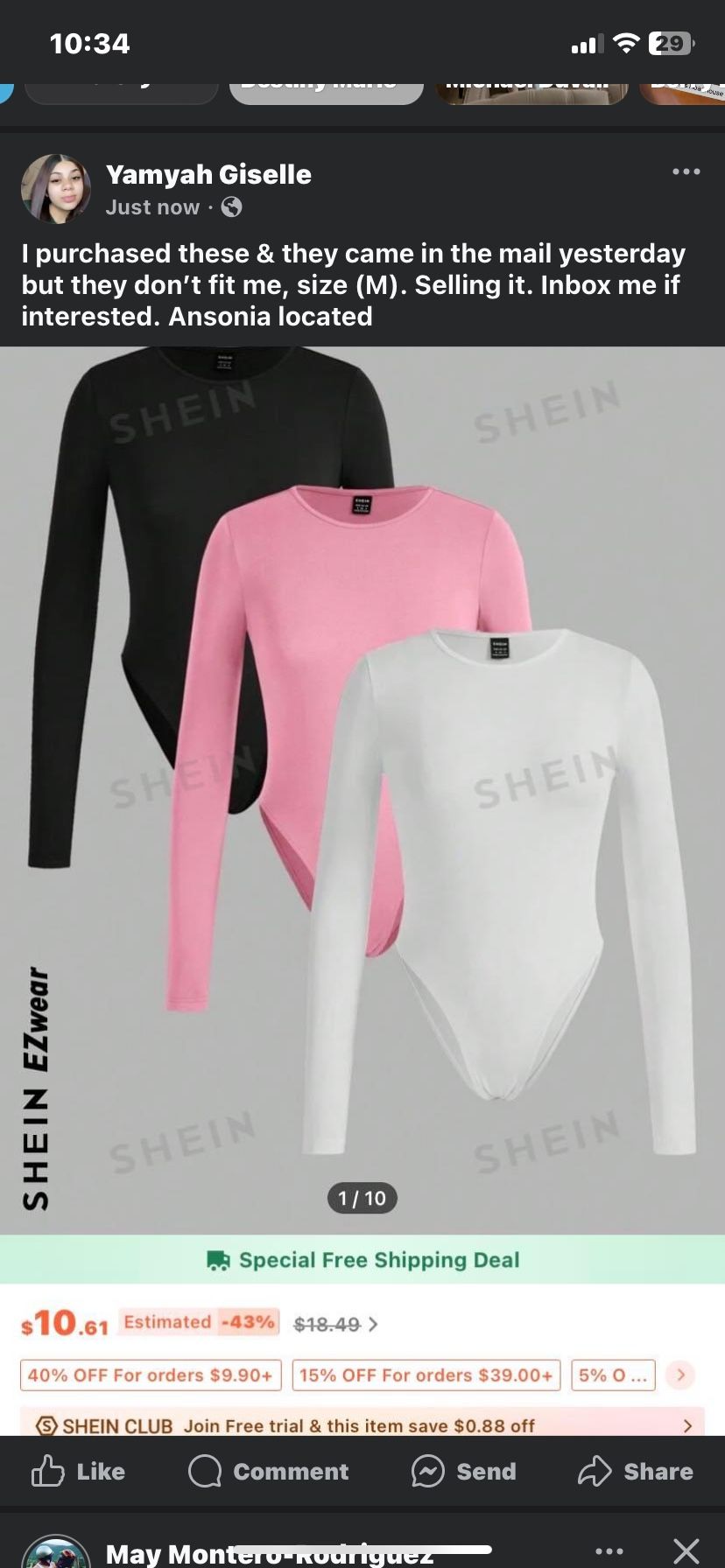 Shein Long Sleeve Shirts