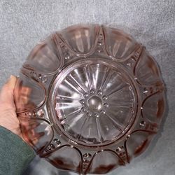 Vintage depression glass bowl
