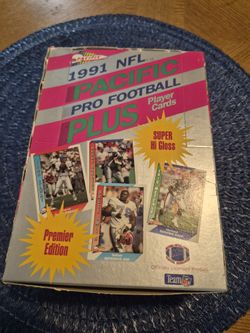 1991 NFL Pro football pacific plus
