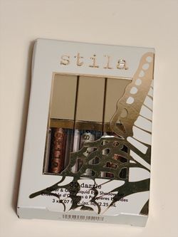 Stila 3D Dazzle Glitter & Glow Liquid Eye Shadow Set 3pc BNIB Limited Edition