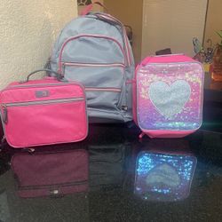 Backpack and 2 New Lunch Boxes 