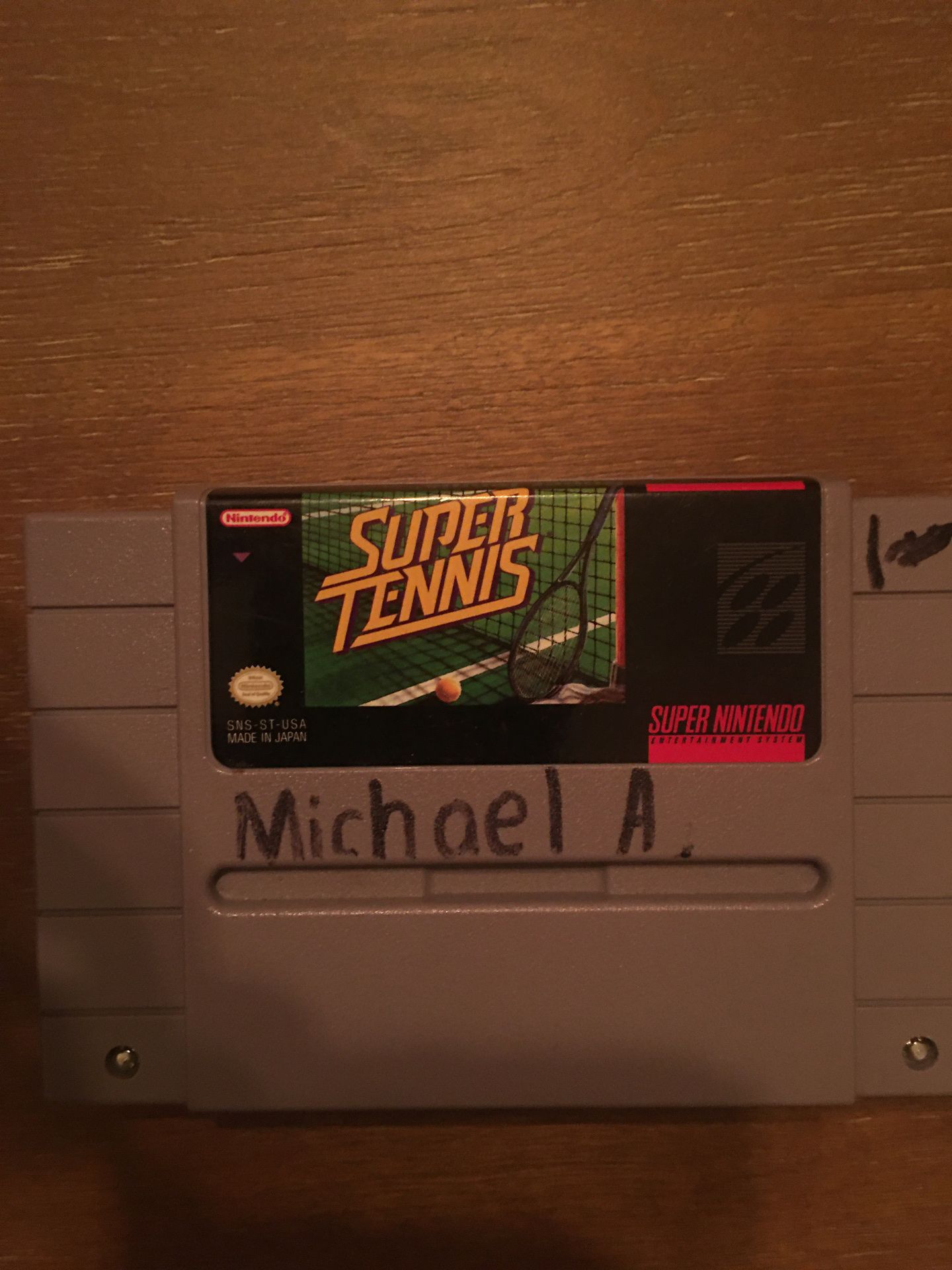 Super Nintendo tennis
