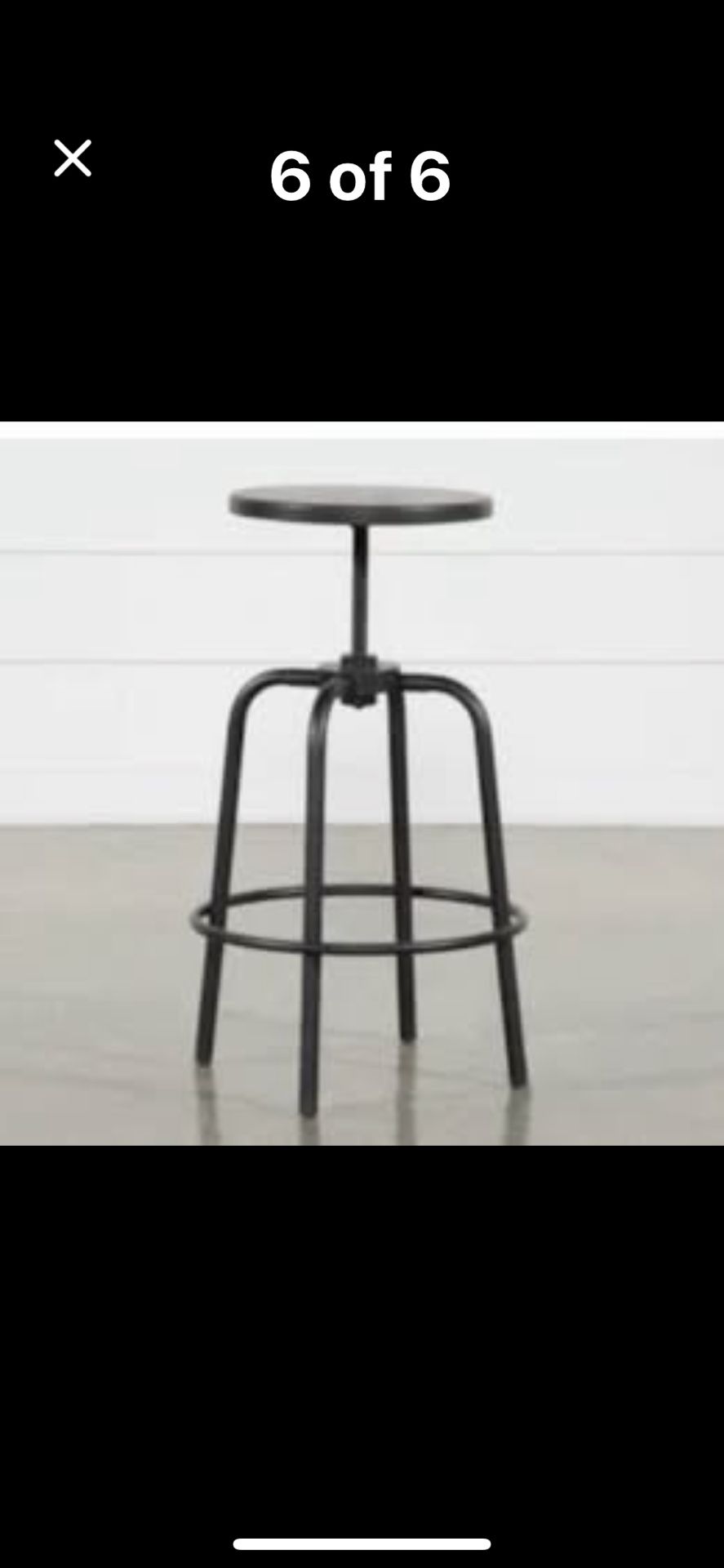 Adjustable counter bar stools - 2